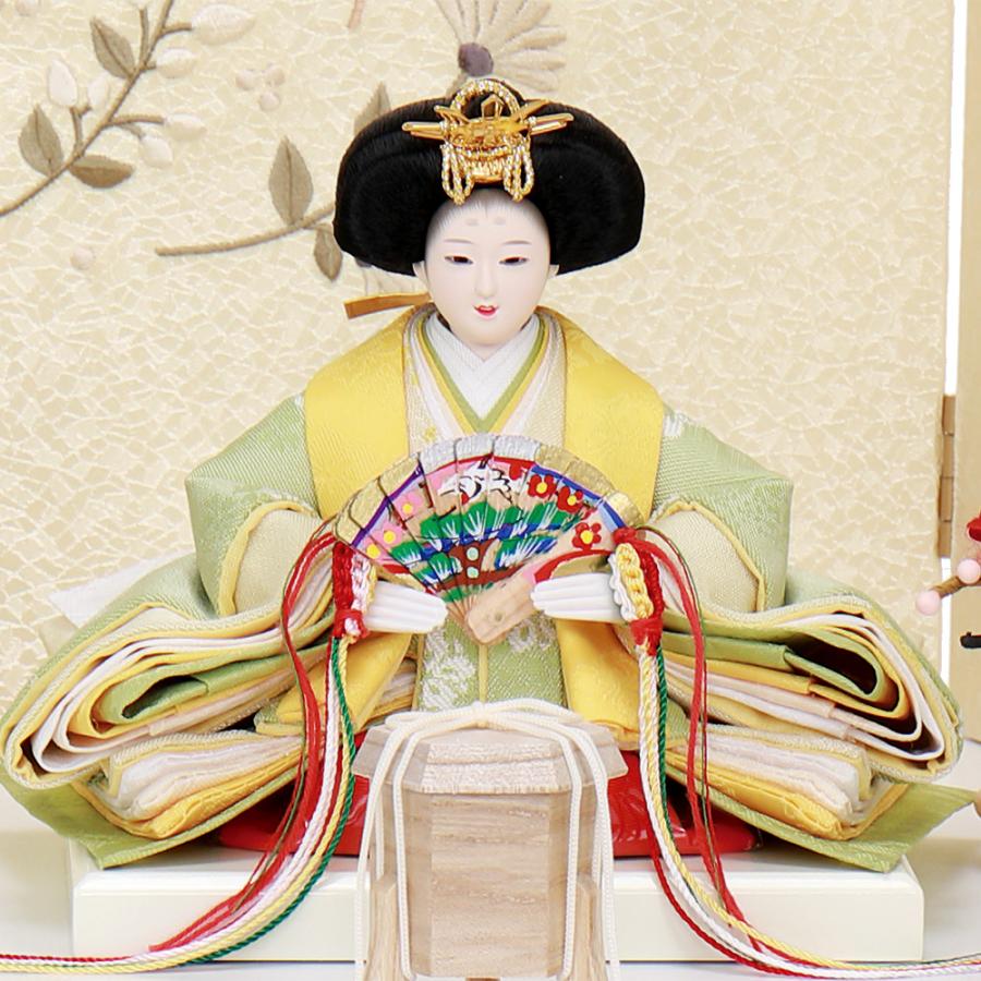 雛人形 コンパクト おしゃれ お祝い ひな人形 親王 収納飾り かぶせ式 収納箱 2人飾り 木目 緑 かわいい 可愛い モダン 2026 4M12-ST-248_4