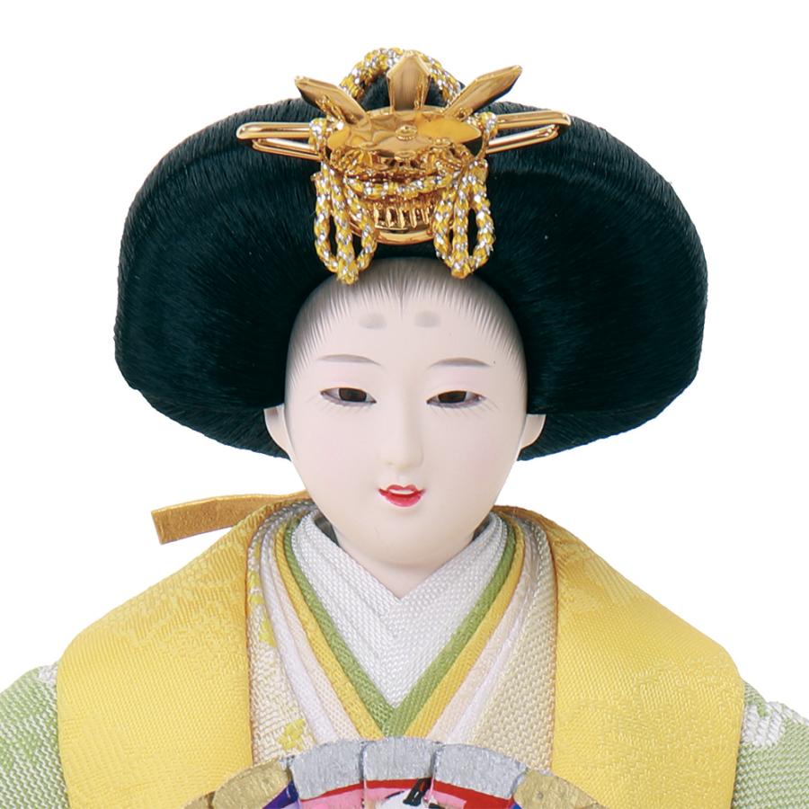 雛人形 コンパクト おしゃれ お祝い ひな人形 親王 収納飾り かぶせ式 収納箱 2人飾り 木目 緑 かわいい 可愛い モダン 2026 4M12-ST-248_6