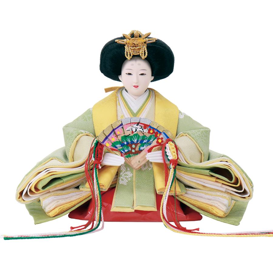 雛人形 コンパクト おしゃれ お祝い ひな人形 親王 収納飾り かぶせ式 収納箱 2人飾り 木目 緑 かわいい 可愛い モダン 2026 4M12-ST-248_8