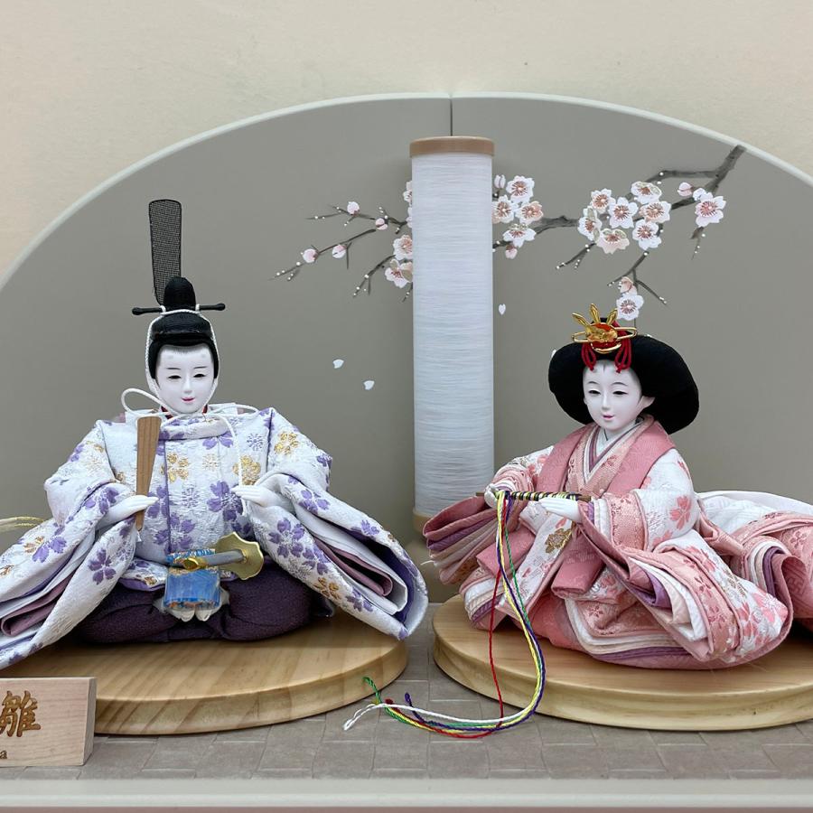 雛人形 お祝い ひな人形 平飾り 親王飾り 2人飾り 二人飾り 京十四番 おしゃれ かわいい 可愛い モダン ひな祭り かわいい ひな おひな様 人形 2026_2