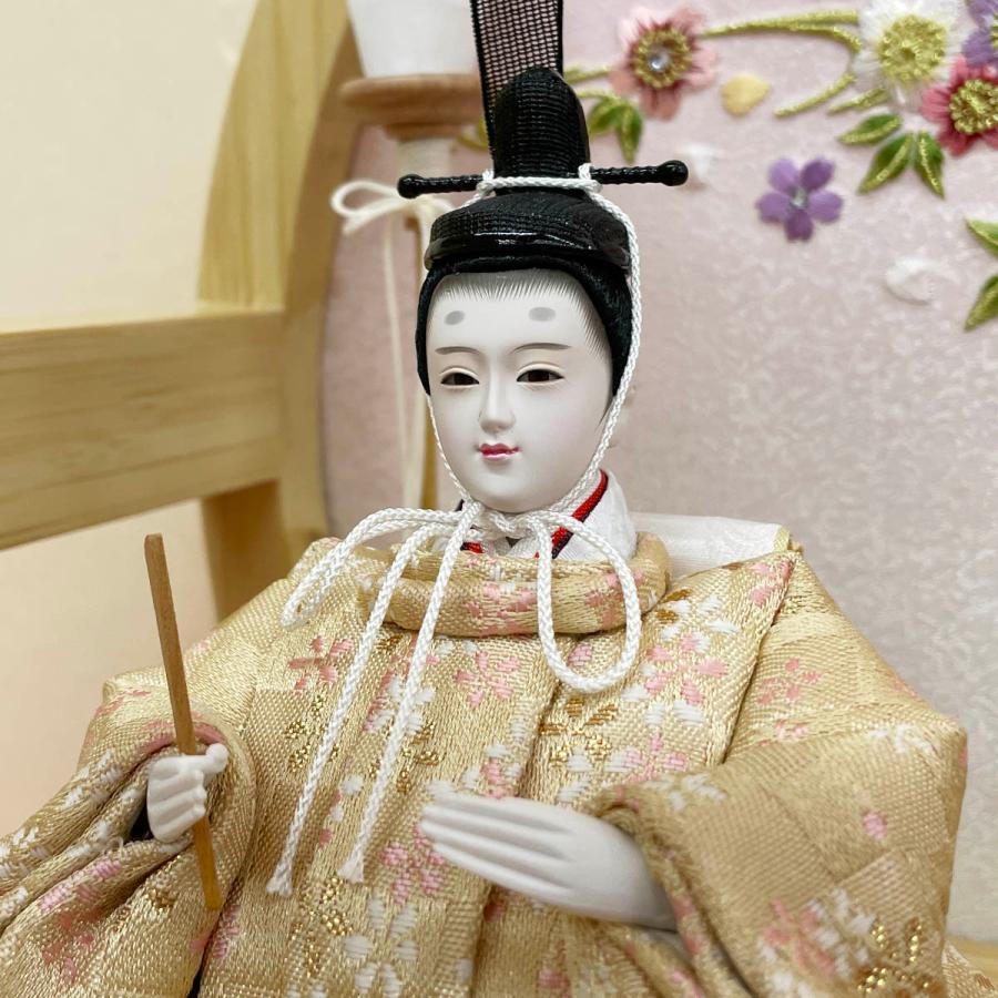 雛人形 コンパクト おしゃれ お祝い ひな人形 ケース飾り 親王飾り 柳 半円型 木目 白 ピンク かわいい 可愛い モダン 2026_5