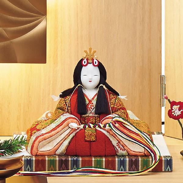 雛人形 コンパクト 木目込み 一秀 ひな人形 親王飾り 平飾り かわいい おしゃれ コンパクト 小さい ミニ お雛様 おひな様 2025 25-b-113_2