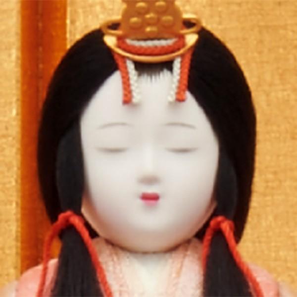 雛人形 コンパクト 木目込み 一秀 ひな人形 親王飾り 平飾り かわいい おしゃれ コンパクト 小さい ミニ お雛様 おひな様 2025 25-h-97_2