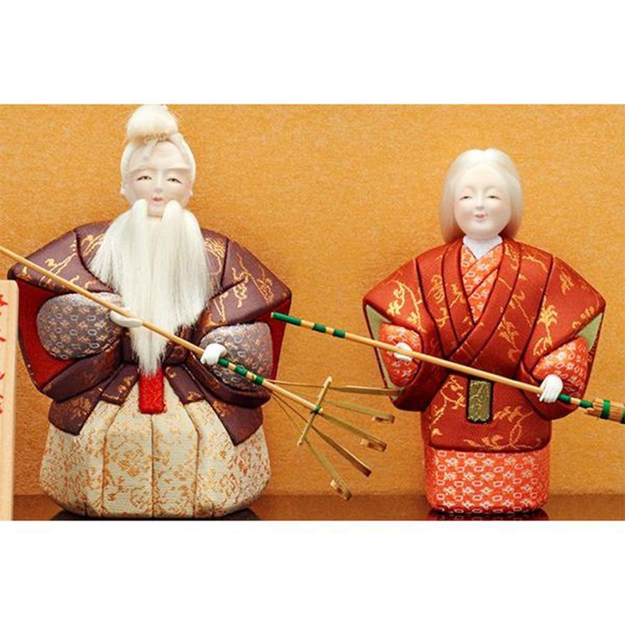 高砂人形 木目込み 一秀作 ケース飾り 2025 25-o-35 : 家具通販-販売店