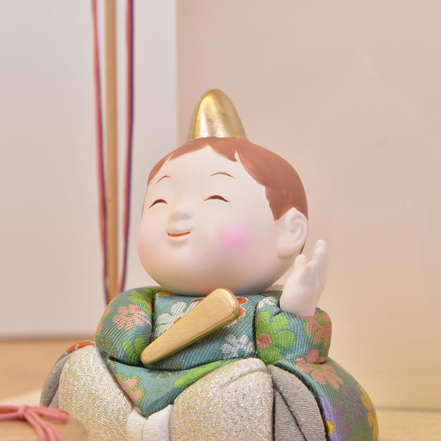 雛人形 変わり雛 木目込み 一秀 親王飾り かわいい シンプル モダン