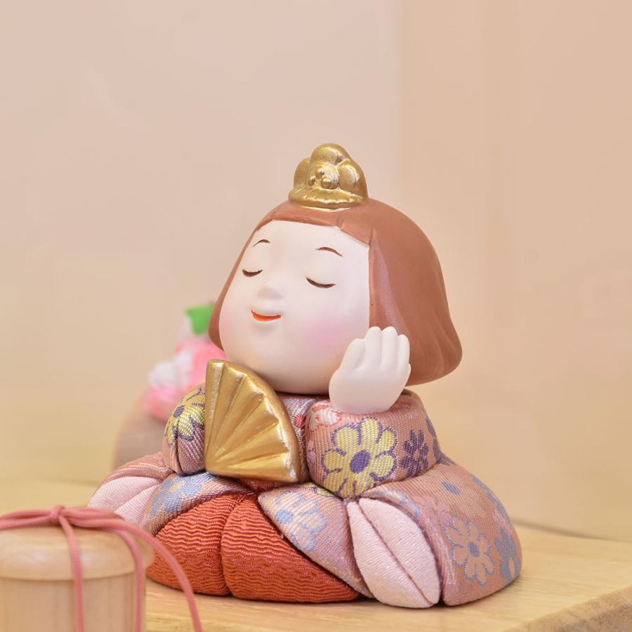 雛人形 変わり雛 木目込み 一秀 親王飾り かわいい シンプル モダン