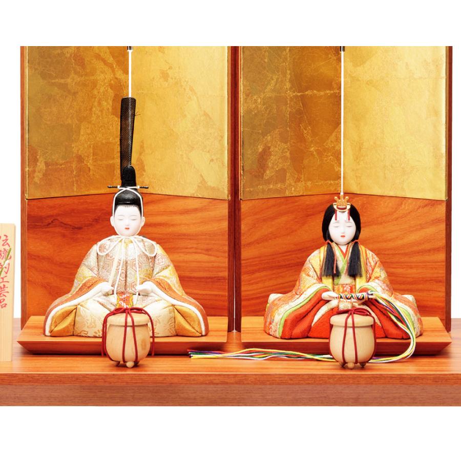 【希少品】 雛人形 コンパクト 木目込み 一秀 高級 かわいい シンプル モダン インテリア コンパクト ひな人形 平飾り 2人 2024 24-h78 【V2613084837】(92664円)