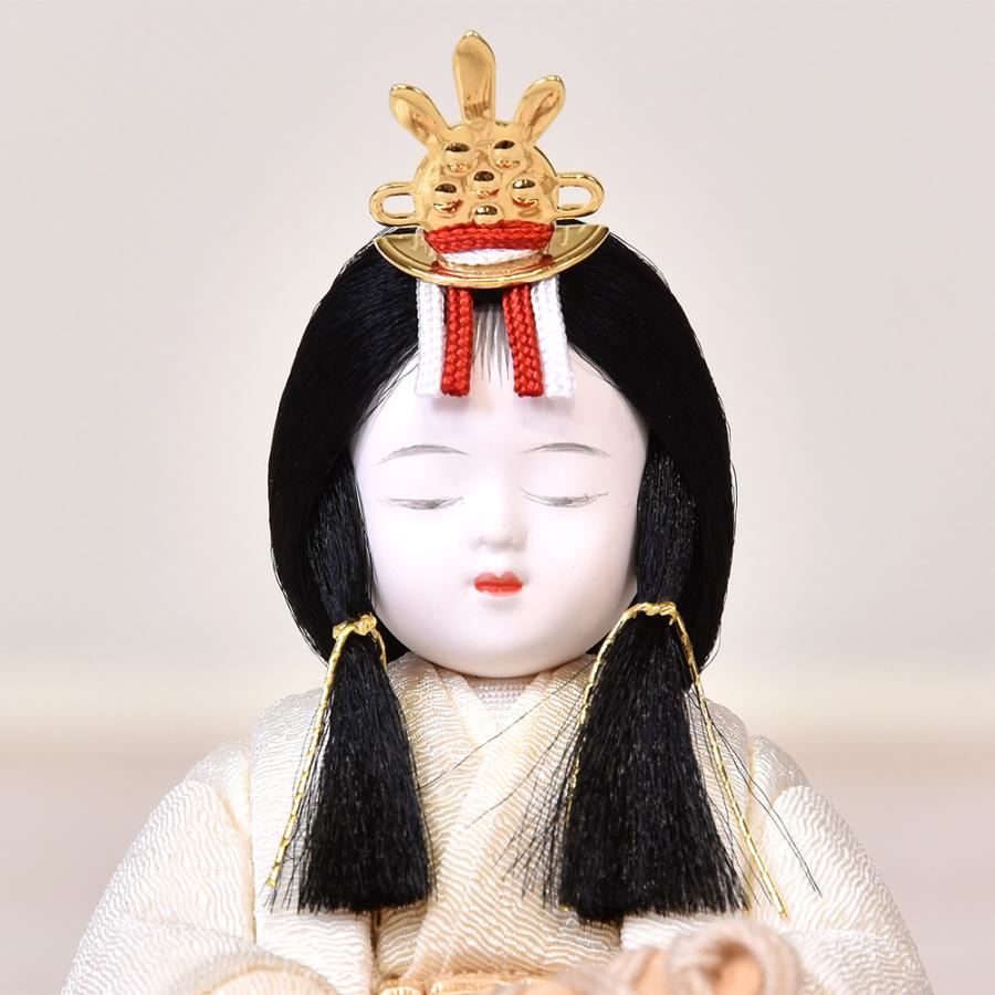 雛人形 コンパクト 木目込み 一秀 ひな人形 親王飾 0号 スタイリッシュ かわいい ひな人形 ミニ 木目込 お雛様 おしゃれ 可愛い まる顔 2025 25-b-112_10