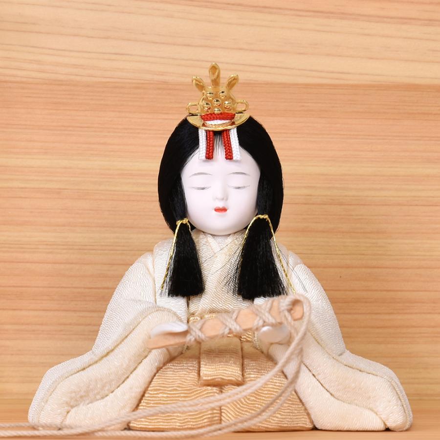雛人形 コンパクト 木目込み 一秀 ひな人形 親王飾 0号 スタイリッシュ かわいい ひな人形 ミニ 木目込 お雛様 おしゃれ 可愛い まる顔 2025 25-b-112_5