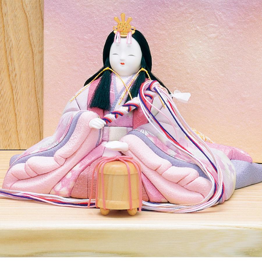 雛人形 木目込み 一秀 ひな人形 親王飾 号 さくらさくら かわいい コンパクト ひな人形 ミニ 木目込 お雛様 おしゃれ 可愛い まる顔 A3hide22 C135 家具通販 販売店インテリアジンヤ 通販 Yahoo ショッピング