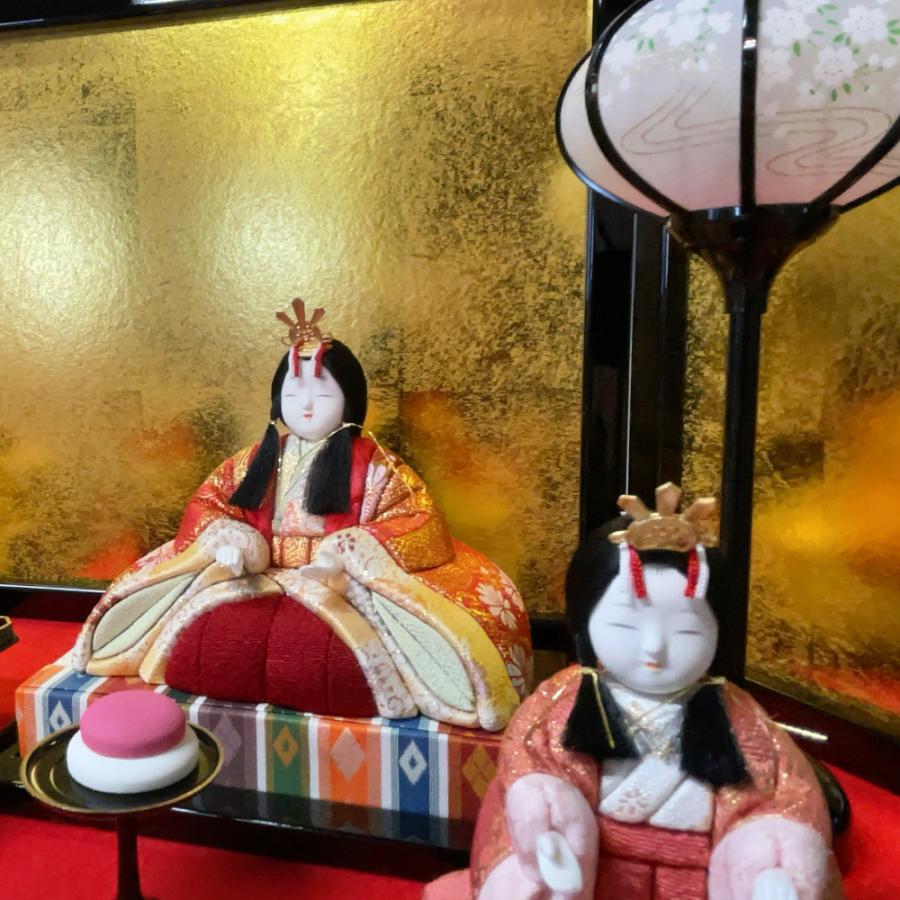 雛人形 お祝い 木目込み 一秀 ひな人形 十五人飾り 平安雛17号 毛氈五