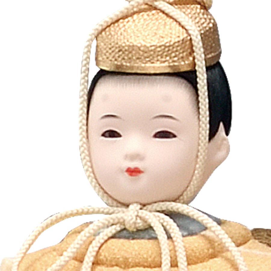 雛人形 コンパクト かわいい マンション モダン 金色 女の子 ミニ 花 おしゃれ 木目込み 初節句 木製 ひな人形 親王飾 眼入 17号 b116-8 2026_5