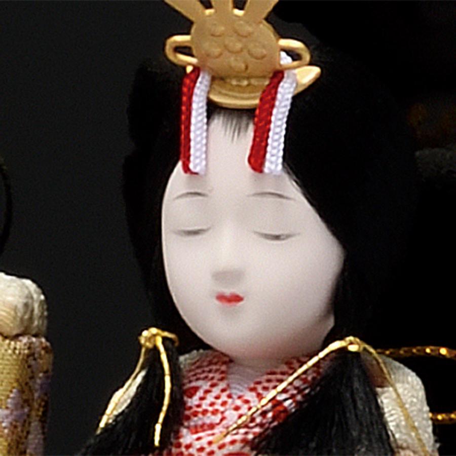 雛人形 コンパクト かわいい マンション 女の子 ミニ おしゃれ 会津塗