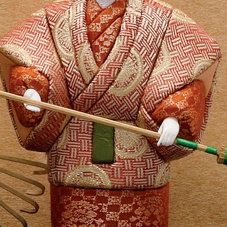 日本人形 高砂人形 ケース付 高砂人形 夫婦円満 陶器製 ディスプレイケース付き - メルカリ