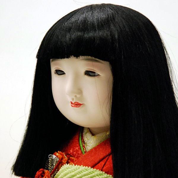 市松人形13号 駒 金彩 蝶々柄 女の子 いちまつ人形 : 家具通販-販売店