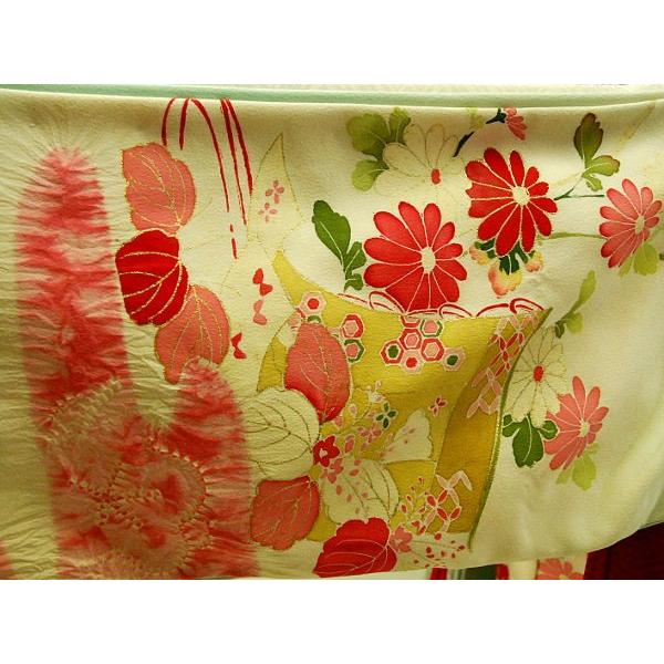 市松人形 市松人形30号 水色 正絹 友禅 絞り 女の子 いちまつ人形 訳あり