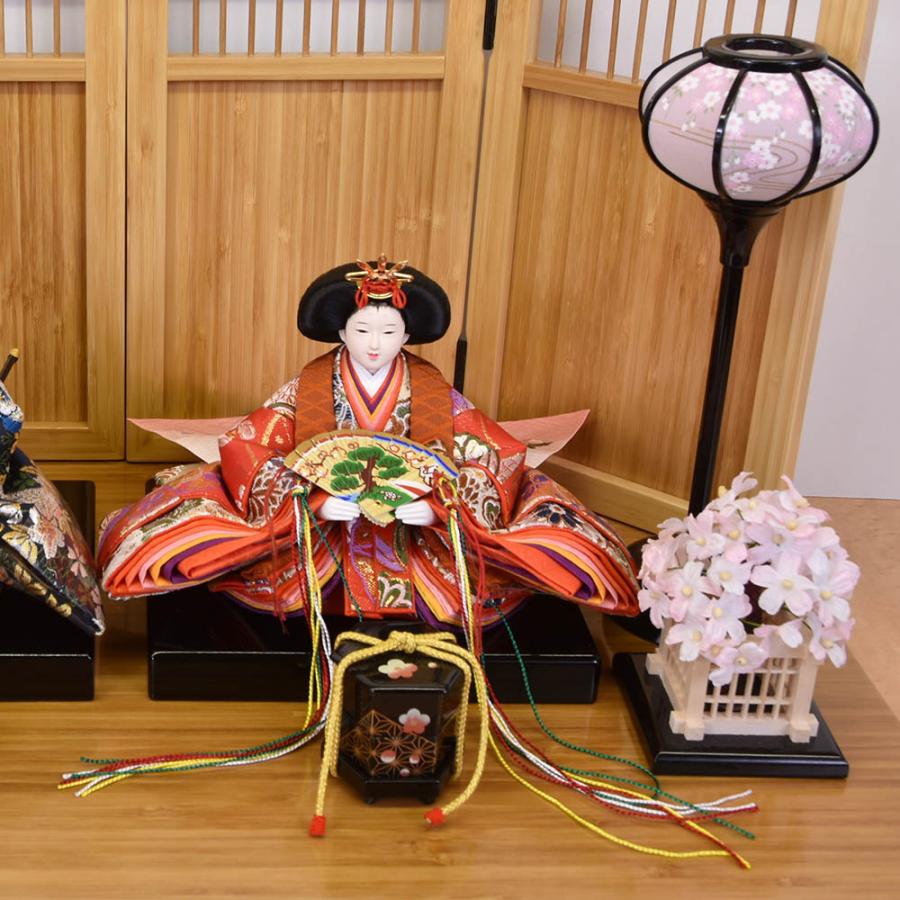 雛人形 コンパクト ひな人形 ミニ 親王セット 平飾り 丸顔 可愛い