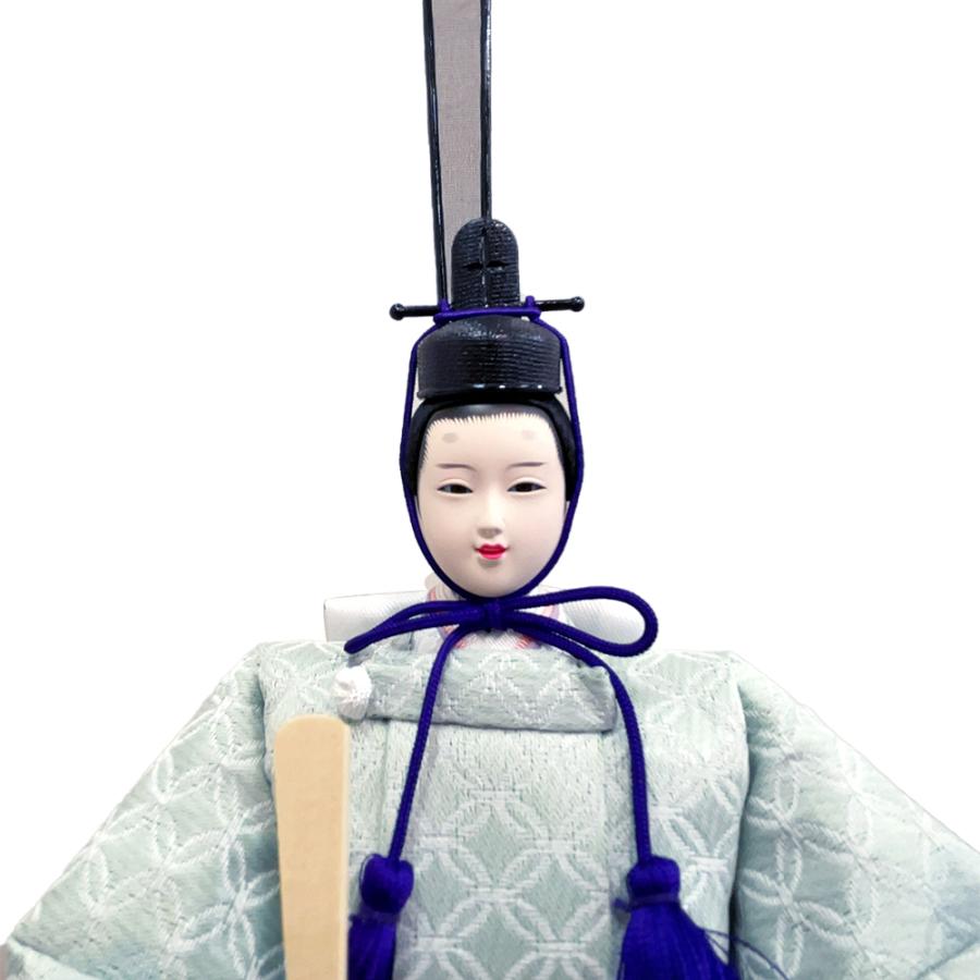 久月 雛人形 ひな人形 お祝い ケース飾り 五人飾り アクリル ピンク