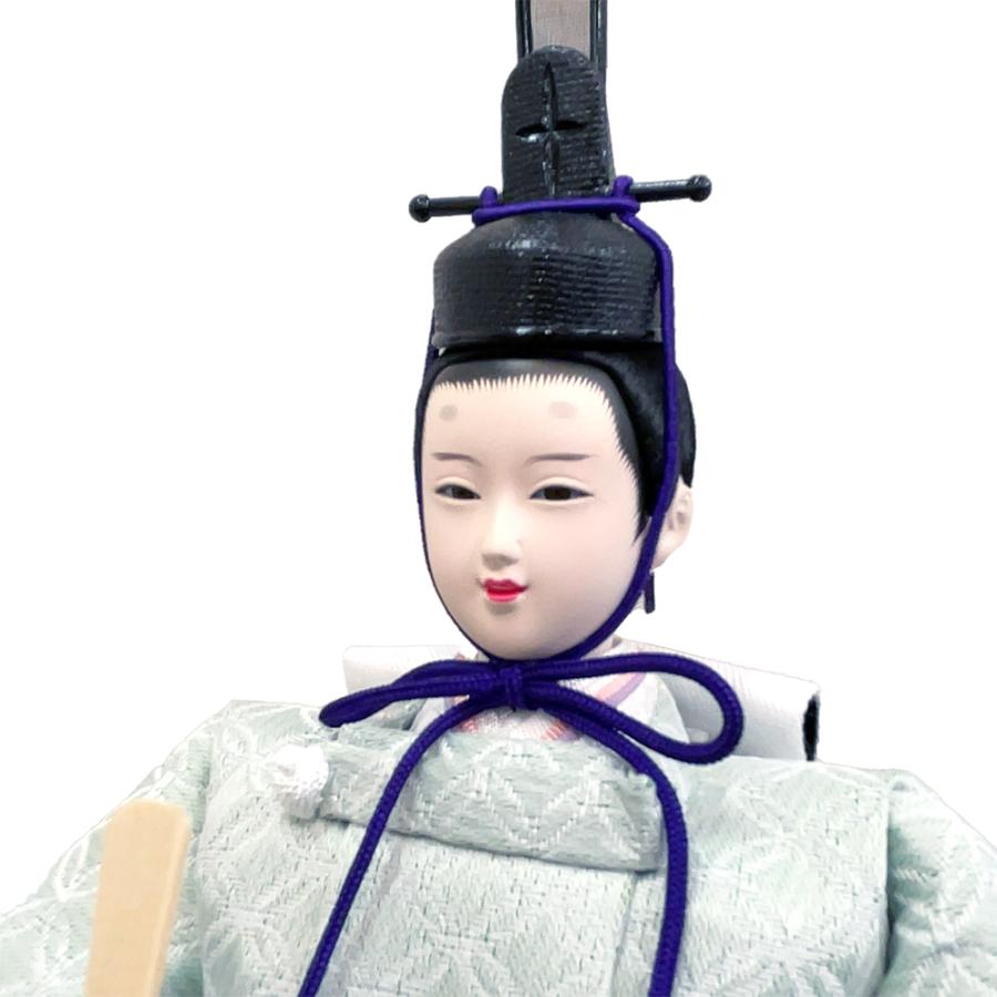 久月 雛人形 ひな人形 お祝い ケース飾り 五人飾り アクリル ピンク