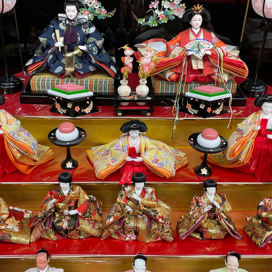 雛人形15人飾り コンパクト ひな人形 五段飾りセット おひな様 小さい