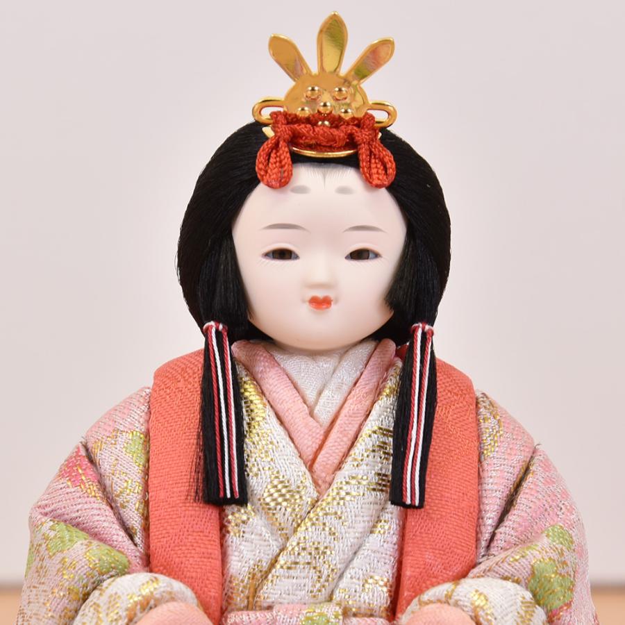 雛人形 コンパクト 可愛い 丸型 おしゃれ 白色 ホワイト モダン 