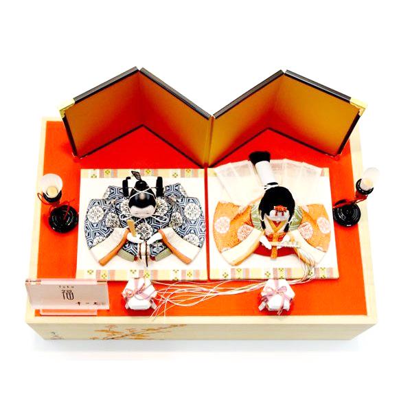 雛人形 幸一光 福 コンパクト ひな人形 収納飾り お雛様 ミニ おしゃれ