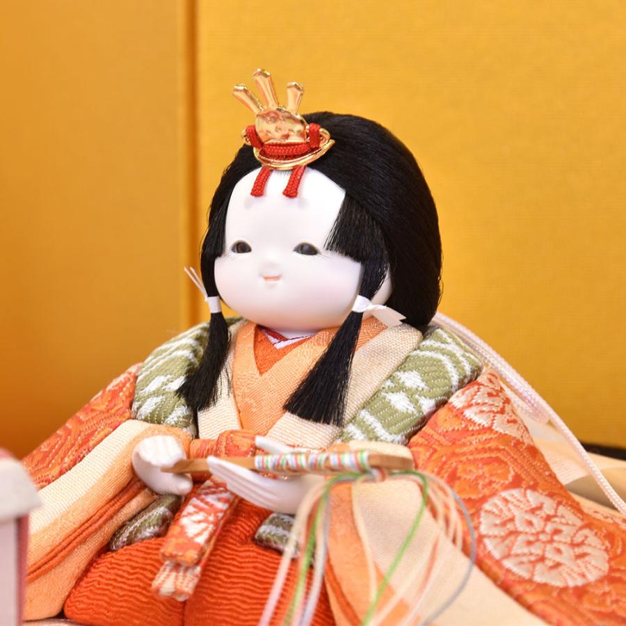 雛人形 幸一光 福 コンパクト ひな人形 収納飾り お雛様 ミニ おしゃれ