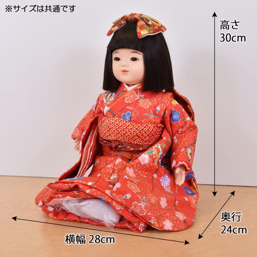 市松人形 コンパクト 単品 抱き人形 10号 人形のみ 着物 かわいい