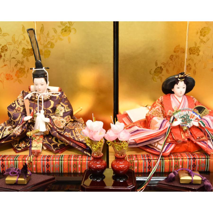 【２点セット】 雛人形 コンパクト 久月作 京十一番親王飾り 光匠作 かわいい おしゃれ モダン 華やか 300283 【NAN3335209855】(118272円)