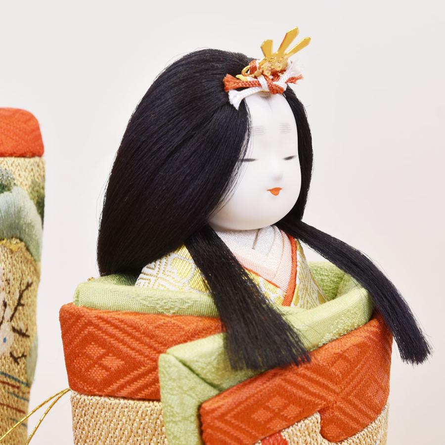 雛人形 コンパクト 久月 お祝い 立雛 芹川英子 立雛単品 親王飾り