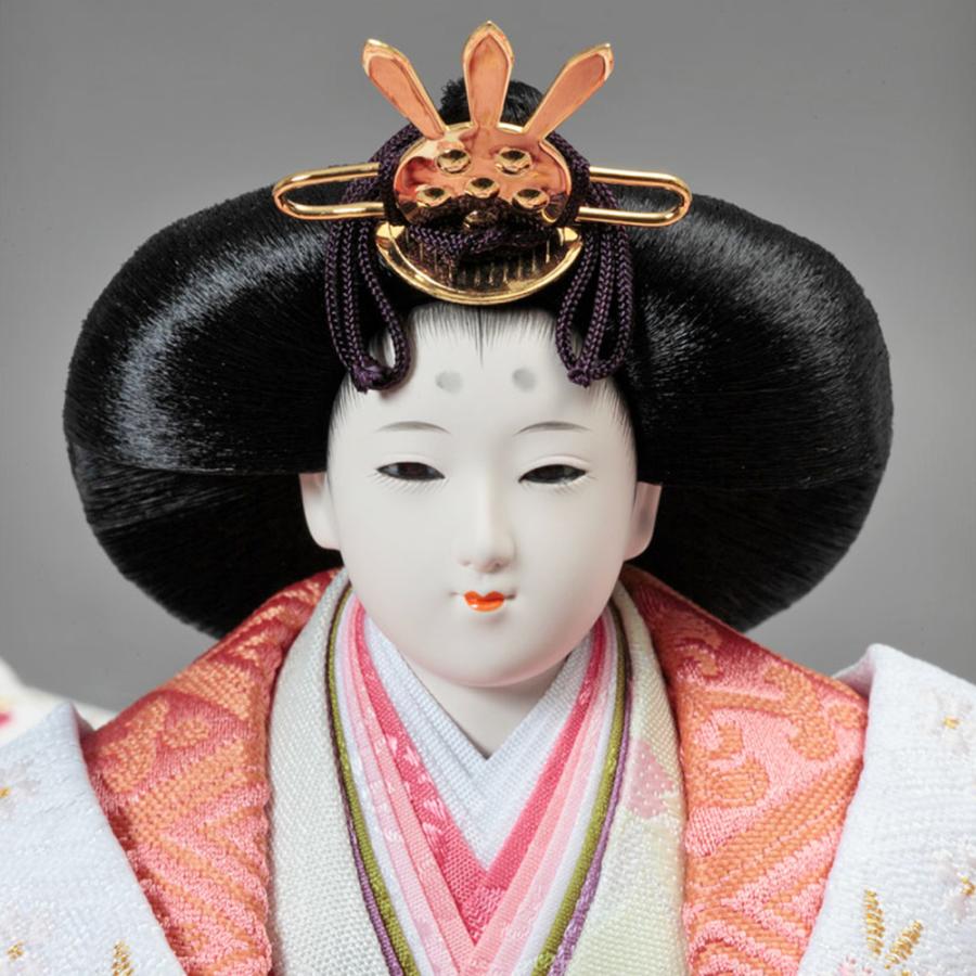 雛人形 久月 ひな人形 お祝い 収納飾り 収納式 段飾り 西陣織 金襴 皇雅雛 五人飾り 5人飾り 赤 ピンク おしゃれ かわいい おしゃれ 可愛い チNO.24 2025 | 久月 | 05