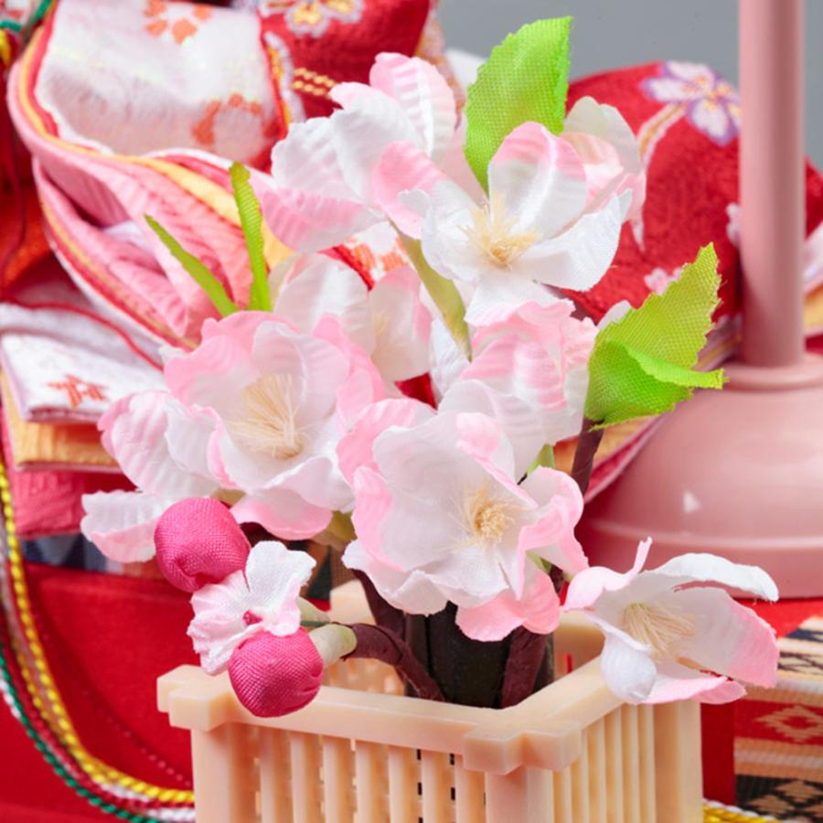 久月 雛人形 ひな人形 お祝い ケース飾り 親王飾り ケース入り ガラス