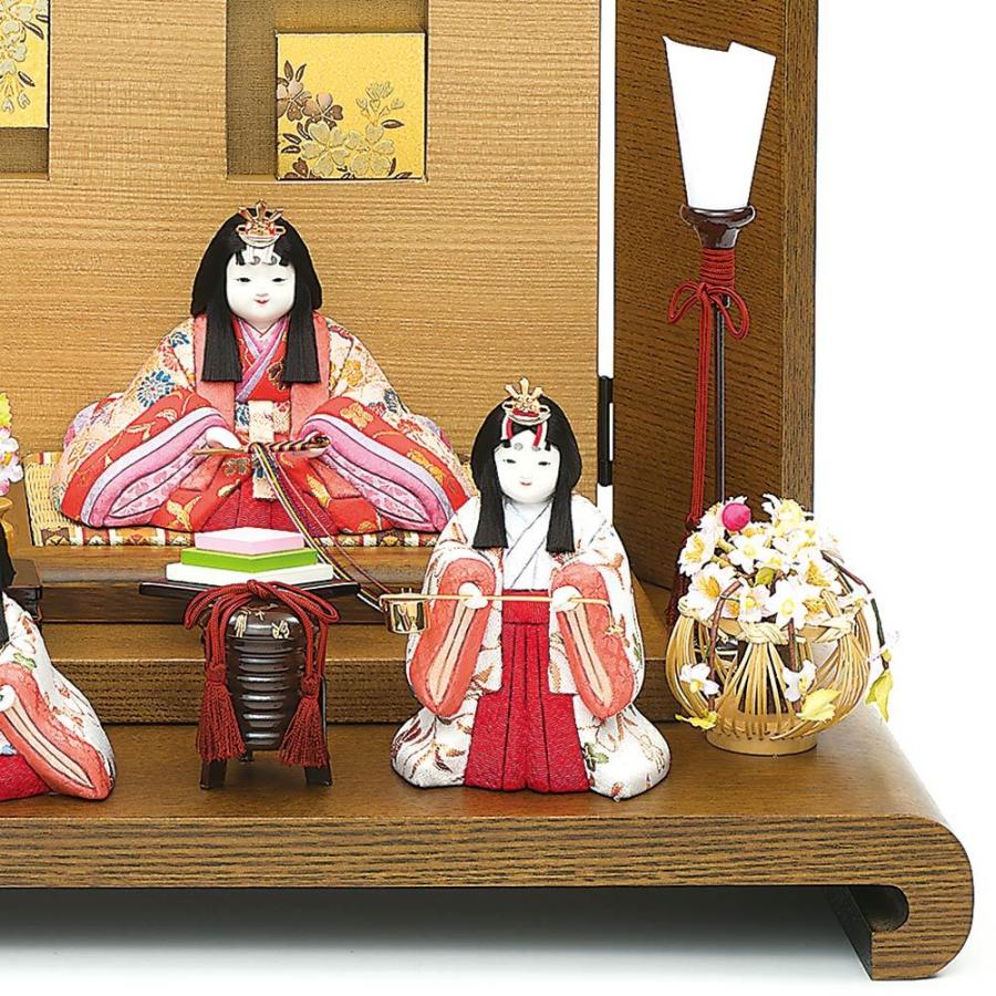 家具通販-販売店インテリアジンヤ雛人形 真多呂 木目込み 古今段飾り咲
