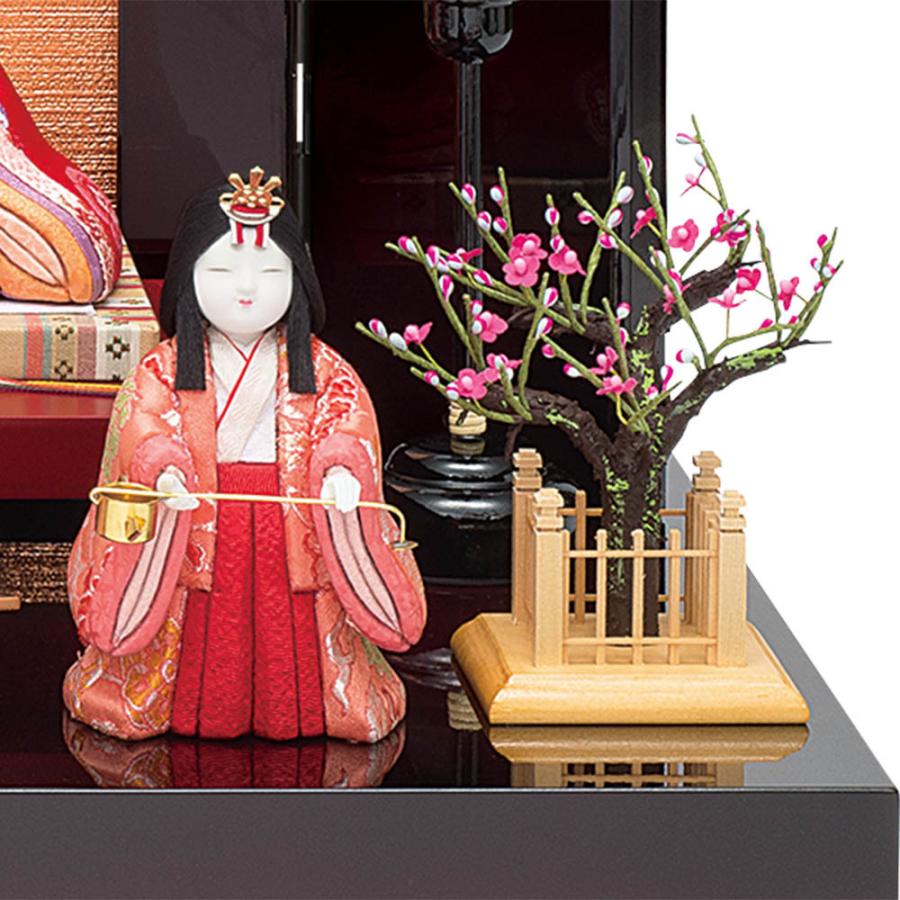 【新品 送料込み】 雛人形 木目込み 真多呂 段飾り 瑞花雛5人飾り かわいい モダン ひな人形 おしゃれ 可愛い 2022 【LWH2555013301】(90605円)