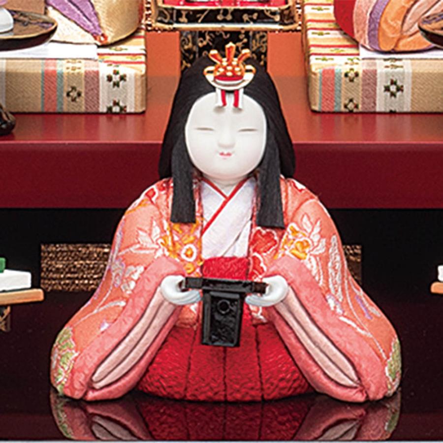 【新品 送料込み】 雛人形 木目込み 真多呂 段飾り 瑞花雛5人飾り かわいい モダン ひな人形 おしゃれ 可愛い 2022 【LWH2555013301】(90605円)