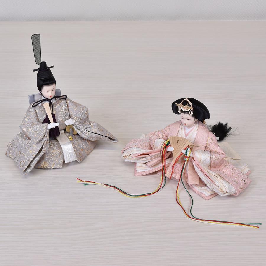 雛人形 収納 コンパクト おしゃれ かわいい ひな人形 収納飾り くすみ色 初節句 ベージュ お雛様 ミニ お祝い 平安豊久 親王飾り せれな 304439 hj-105 2026_11