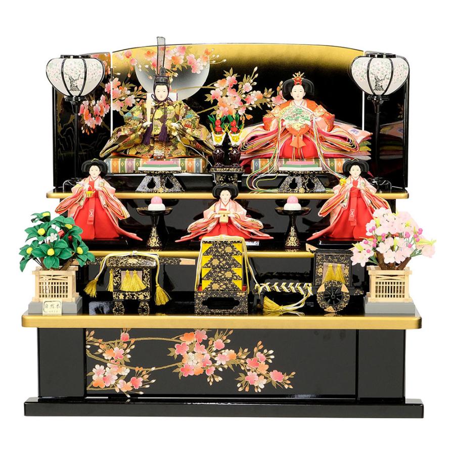 雛人形 ひな人形 お祝い 三段飾り 3段飾り 五人飾り 5人飾り おしゃれ かわいい おしゃれ 可愛い