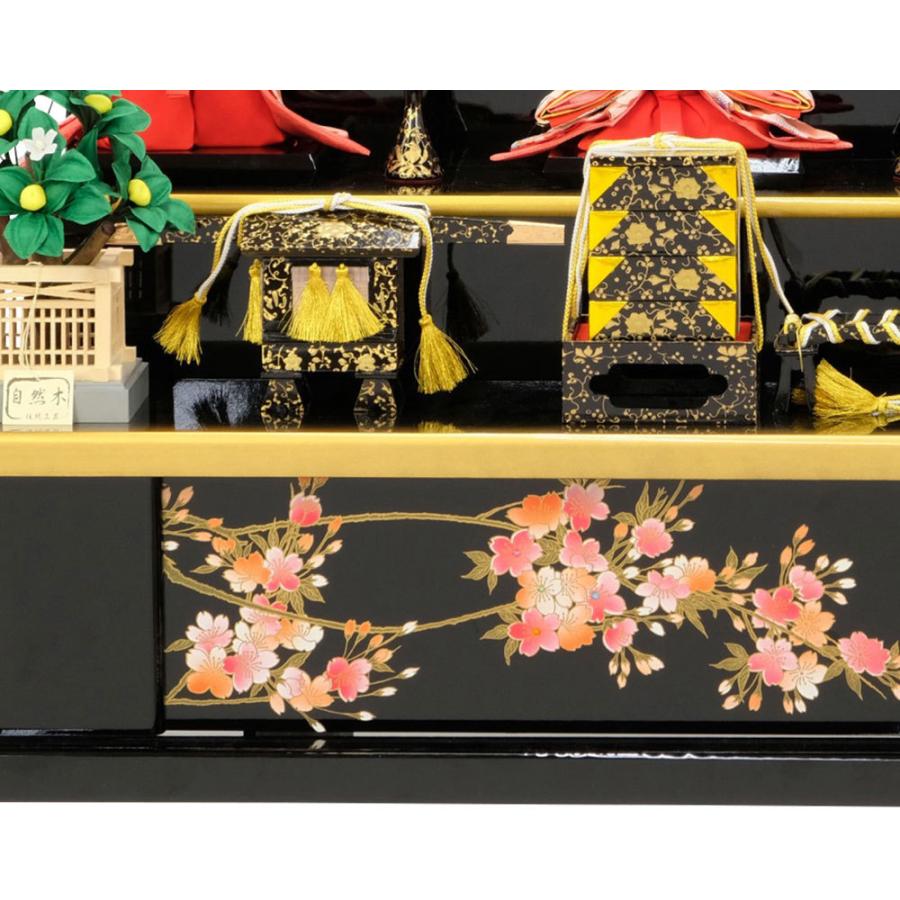 送料無料 雛人形 ひな人形 お祝い 三段飾り 3段飾り 五人飾り 5人飾り おしゃれ かわいい おしゃれ 可愛い 【GM2659938309】(94326円)