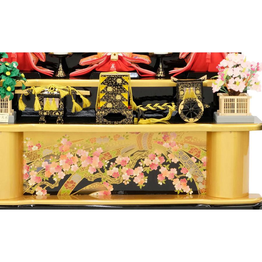 限定品 雛人形 ひな人形 お祝い 三段飾り 3段飾り 五人飾り 5人飾り おしゃれ かわいい おしゃれ 可愛い 【DG2467898329】(87516円)