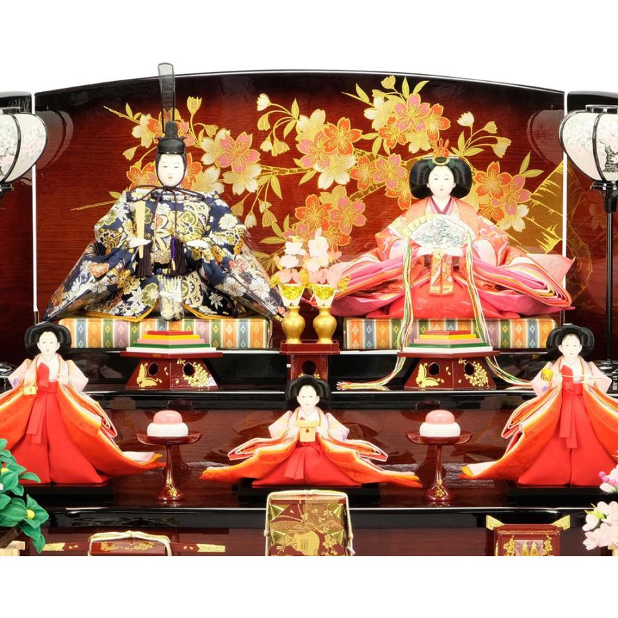 雛人形 ひな人形 お祝い 三段飾り 3段飾り 五人飾り 5人飾り おしゃれ かわいい おしゃれ 可愛い 雛人形