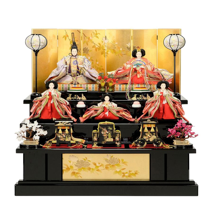 雛人形 ひな人形 お祝い 三段飾り 3段飾り 五人飾り 5人飾り おしゃれ かわいい おしゃれ 可愛い