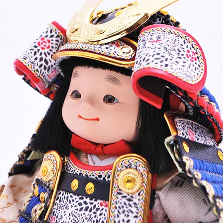 上品】【上品】五月人形 幸一光 5月人形 お祝い 大将飾り 出飾り 星丸 ほしまる 黒小札 青糸威 かわいい かっこいい コンパクト 黒台 屏風 鯉幟 五月人形 五月人形 幸一光 子供大将ケース飾り 海(かい) 黒小札縹威 円型 丸型 檜風木目 アクリルケース ケース入り コンパクト おしゃれ