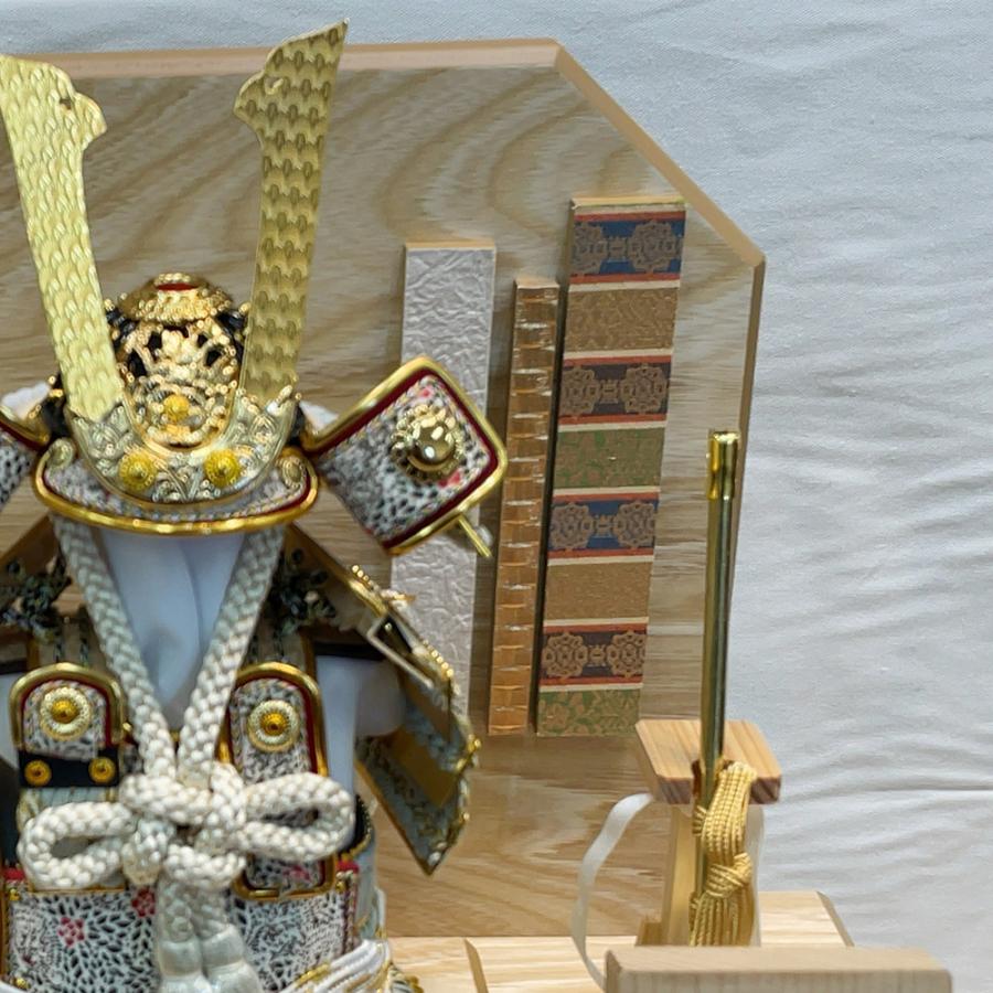 五月人形 久月 コンパクト 収納飾り 奉納 鎧 飾り よろい ヨロイ