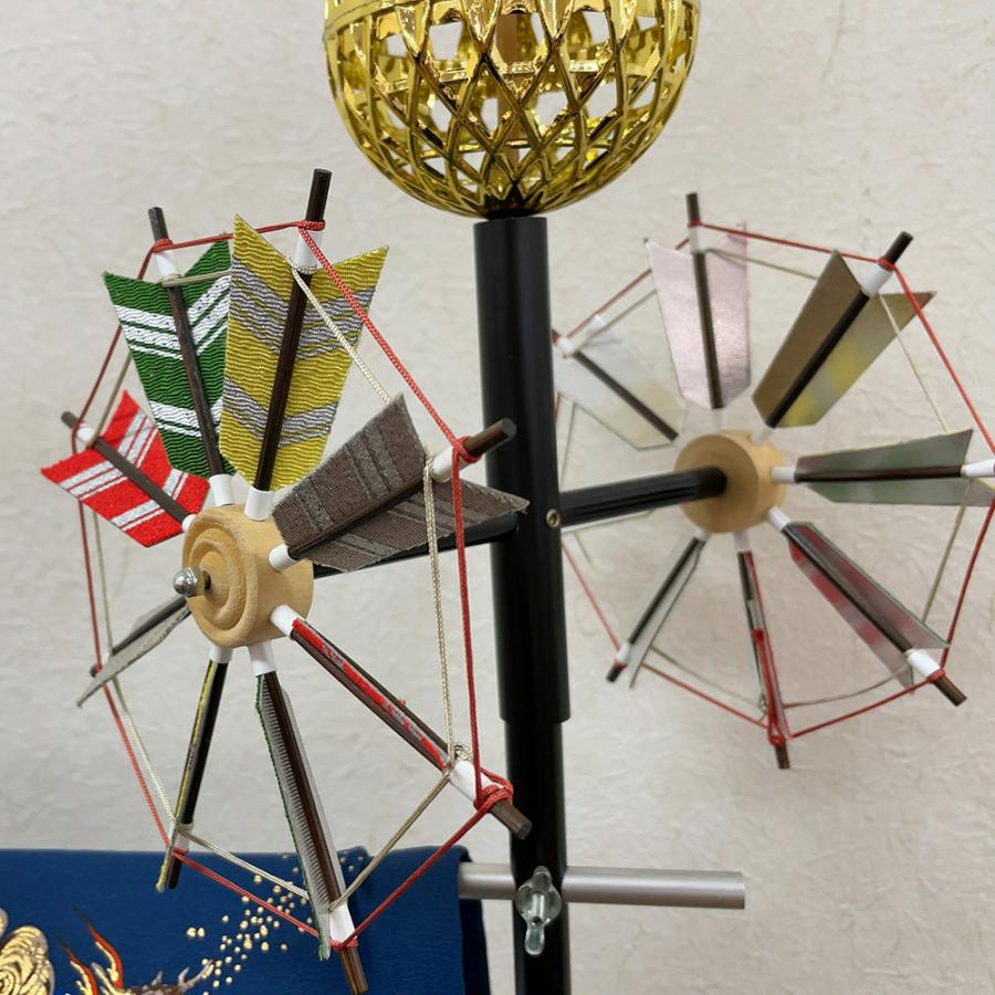 五月人形 久月作 コンパクト お祝い 室内鯉のぼり 麒麟児鯉 カッコいい 端午の節句 おしゃれ 2025 No.44 tk628 | 久月 | 05