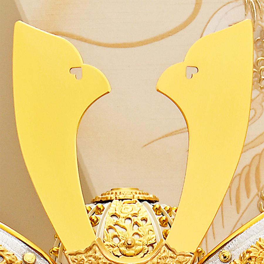 五月人形 兜 収納飾り コンパクト かぶと 組子細工 ミニ おしゃれ 金