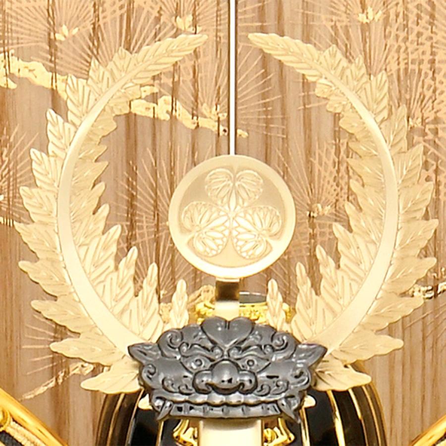 五月人形 収納飾り コンパクト 徳川 兜飾り 寄木細工 ミニ おしゃれ 金
