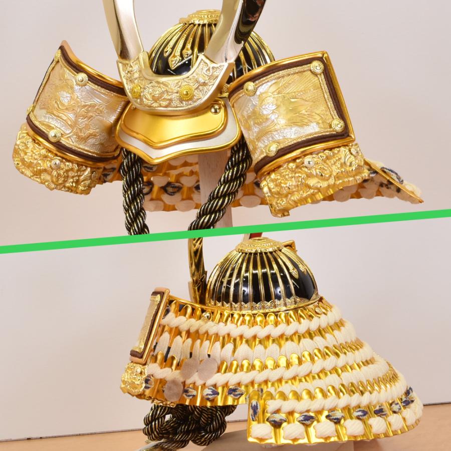 五月人形 コンパクト 虎 龍 おしゃれ 兜飾り 収納飾り 8号 金龍 5月