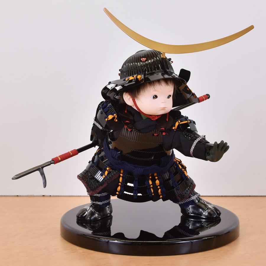 五月人形 コンパクト おしゃれ 大将飾り 名将 武将 モダン ケース入り
