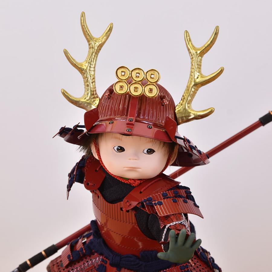 五月人形 コンパクト おしゃれ 大将飾り 名将 武将 モダン ケース入り