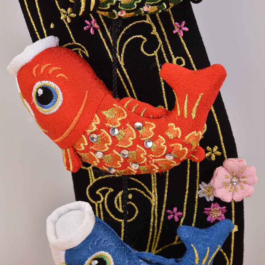 鯉のぼり 室内 こいのぼり 鯉飾り 黒 桜流星 特小 竜 リュウ 龍 おしゃれ カッコいい モダン コンパクト 5月人形 ミニ かわいい_4